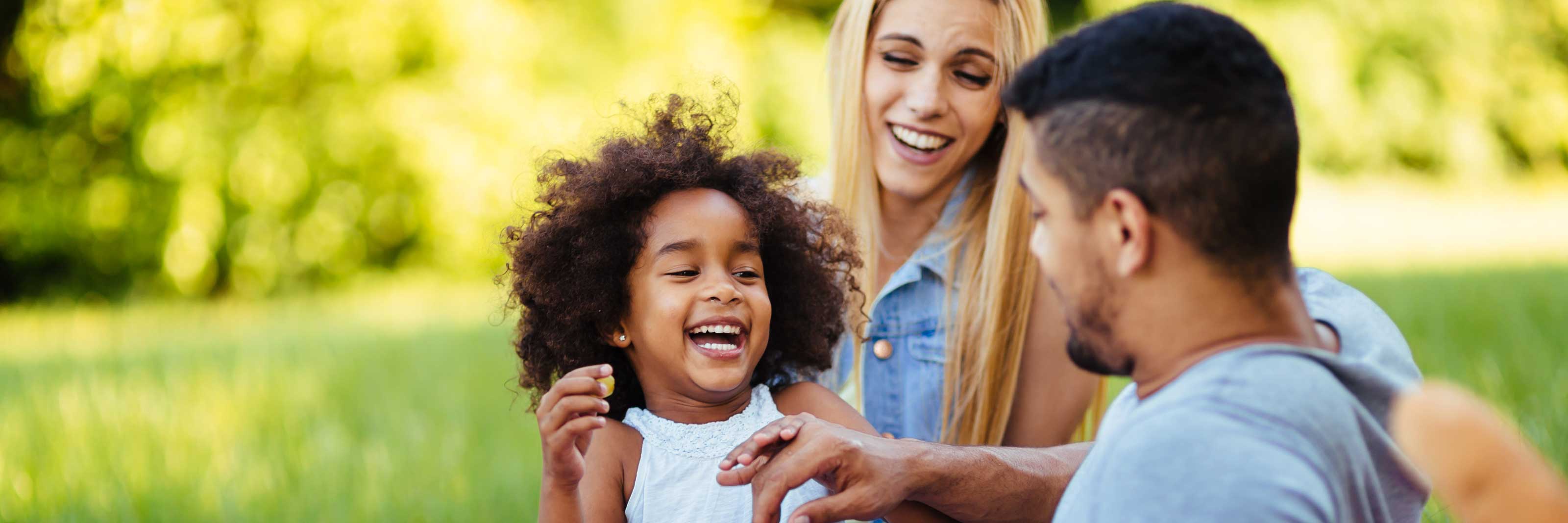 family at a park